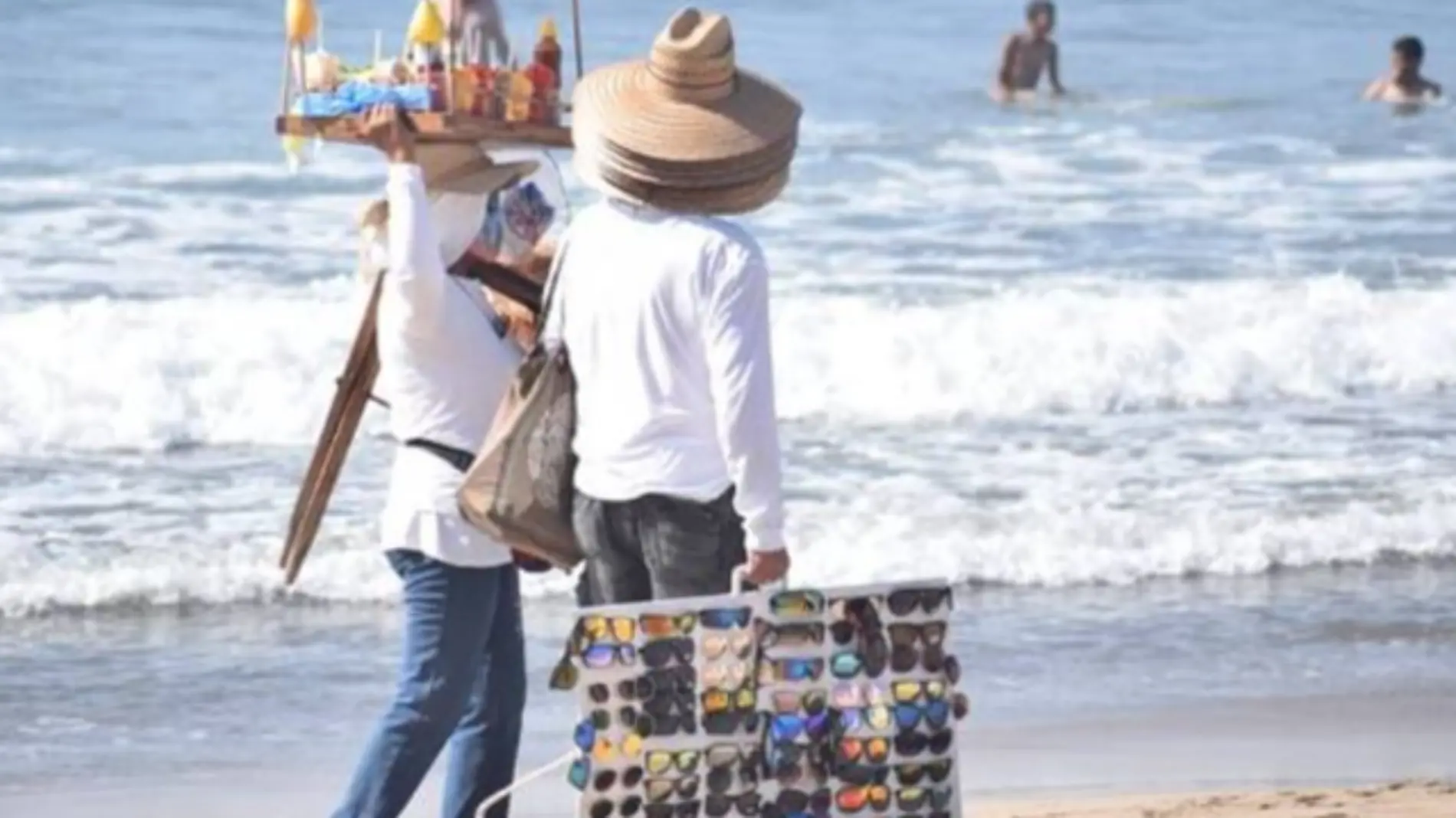 vendedores de playa comercio 2